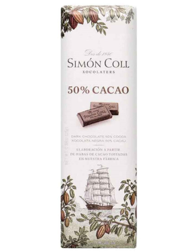 CHOCOLATINA 50% CACAO 25 GRS. SIMON COLL
