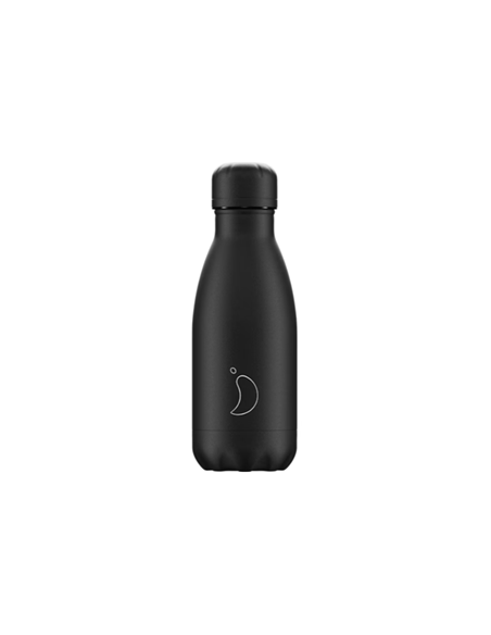 BOTELLA CHILLYS NEGRO MATE TOTAL  260 ML