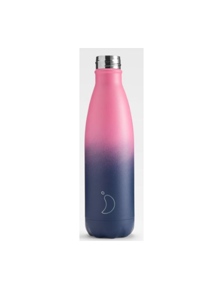 BOTELLA CHILLYS GRADIENTE PINK NAVY 500 ML