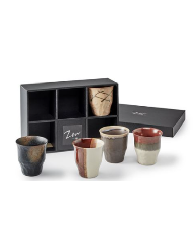 SET YAHIKO 5 VASOS PORCELANA JAPONESA...