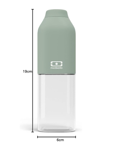 BOTELLA POSITIVE VERDE NATURAL 500 ML