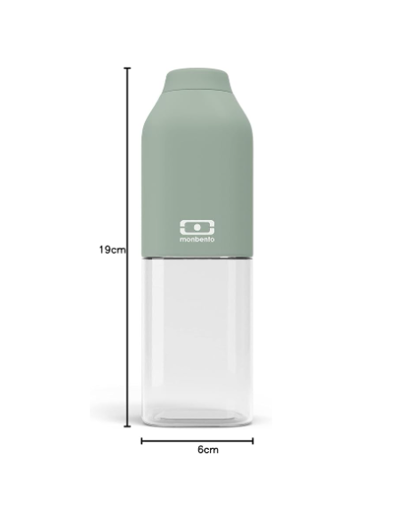 BOTELLA POSITIVE VERDE NATURAL 500 ML