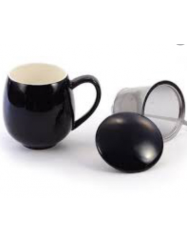 TAZA SAARA NEGRA, PORCELANA 0.35L...