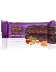 BARRITA CHOCOLATE NEGRO DUBAI CON AVELLANA 30 GR BOLÇI