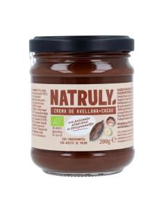 CREMA DE CACAO Y AVELLANAS BIO 200 GR NATRULY