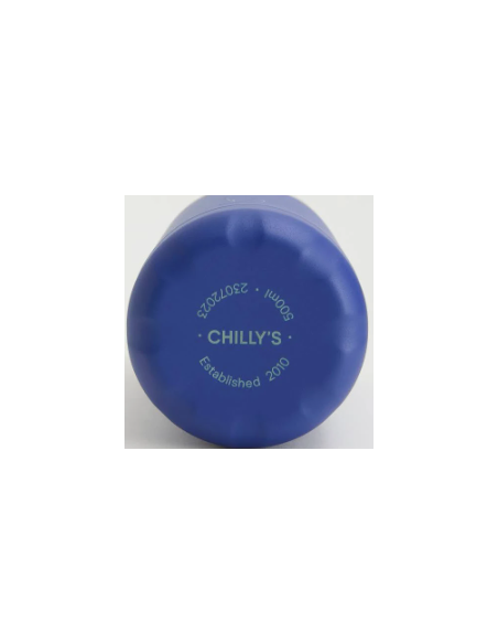 CHILLYS TERMO SÓLIDO AZUL MATE 500 ML