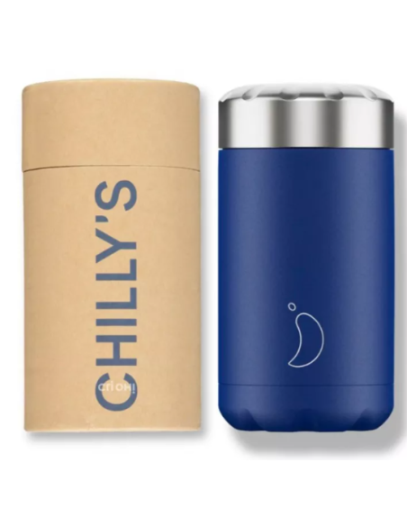 CHILLYS TERMO SÓLIDO AZUL MATE 500 ML