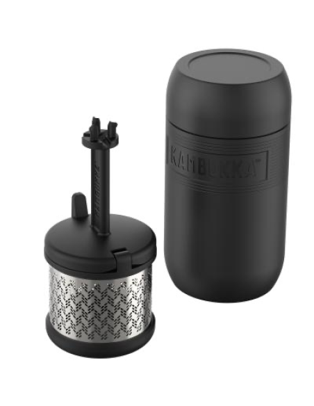 INFUSOR DE TÉ PARA TERMO KAMKUKKA NEGRO