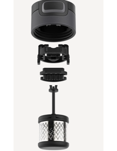 INFUSOR DE TÉ PARA TERMO KAMKUKKA NEGRO