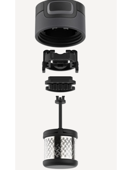 INFUSOR DE TÉ PARA TERMO KAMKUKKA NEGRO