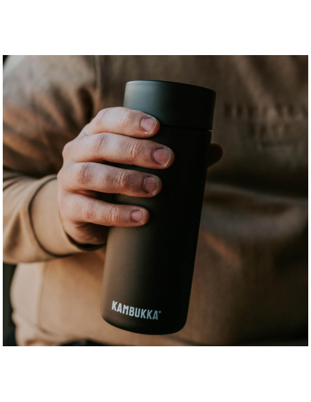 VASO TÉRMICO KAMBUKKA OLYMPUS MATTE BLACK 500 ML