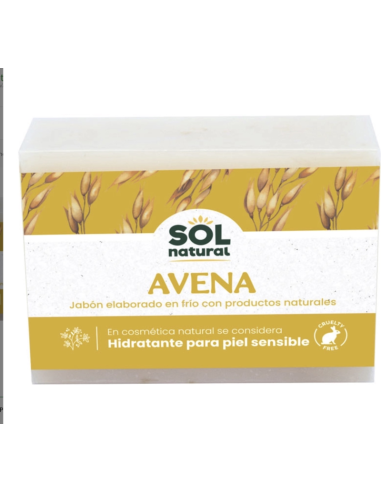 JABÓN DE AVENA 100 GR SOL NATURAL