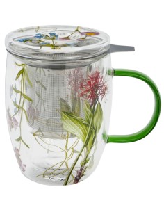 TAZA COLORS DOBLE CRISTAL 0.4 L CON FILTRO Y TAPA