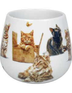 TAZA GATOS PEQUEÑOS FILTRO Y TAPA 400 ML KONITZ 2