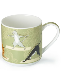 TAZA YOGA CATS PORCELANA FINA 0.35 L