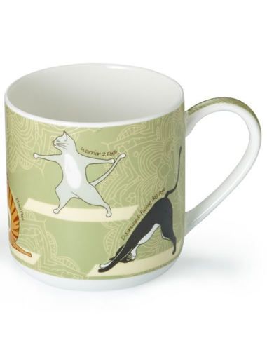 TAZA YOGA CATS PORCELANA FINA 0.35 L