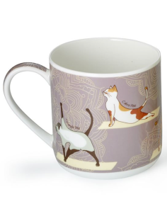 TAZA YOGA CATS PORCELANA FINA 0.35 L 2