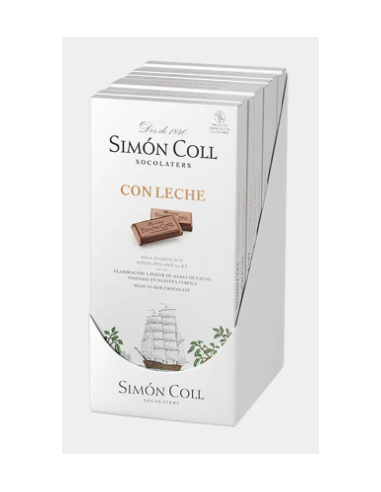 TABLETA DE CHOCOLATE CON LECHE 85 GR....