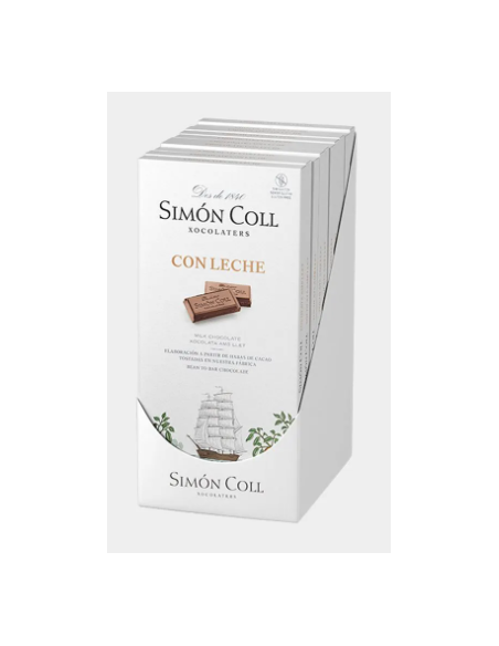TABLETA DE CHOCOLATE CON LECHE 85 GR. SIMON COLL