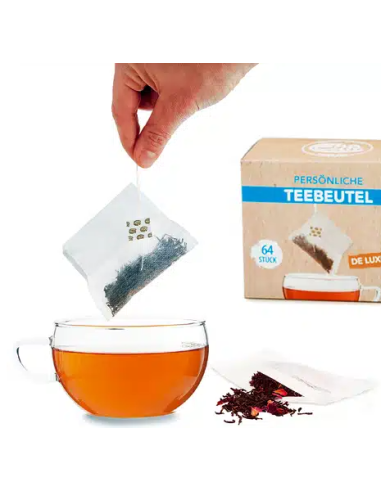 FILTRO PAPEL Y CORDÓN TEA BAGS 64 BOLSAS