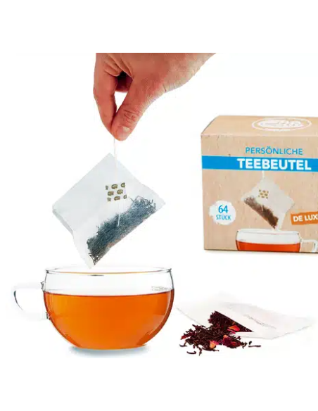 FILTRO PAPEL Y CORDÓN TEA BAGS 64 BOLSAS