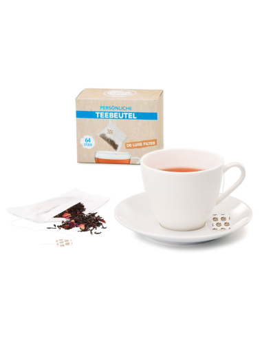 FILTRO PAPEL Y CORDÓN TEA BAGS 64 BOLSAS