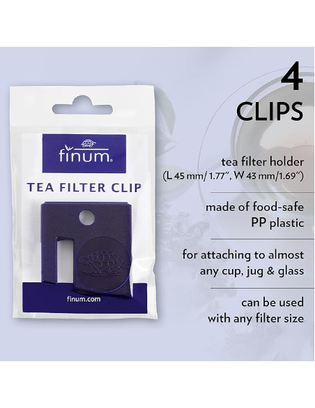 SUJETAFILTROS CLIPS FINUM 4 UDS