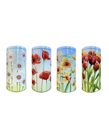 LATA CILINDRO FLORES 150 GR CHOCODAY