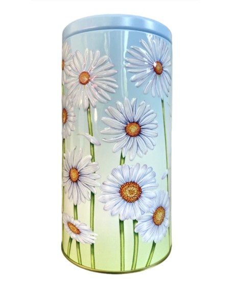 LATA CILINDRO FLORES 150 GR CHOCODAY