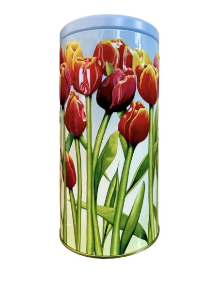 LATA CILINDRO FLORES 150 GR CHOCODAY