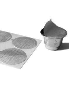 TAPAS ADHESIVAS PARA CÁPSULAS DE CAFÉ CONSCIO 80 UDS