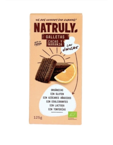 GALLETAS CACAO Y NARANJA BIO 125 GR...