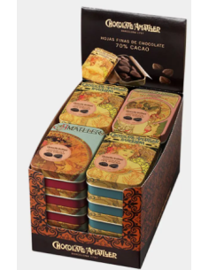 LATA HOJAS 70% CACAO 30 GR AMATLLER