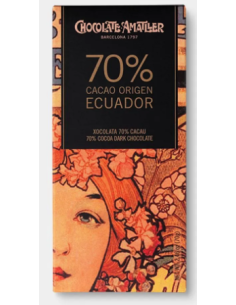 TABLETA ECUADOR 70% CACAO 70 GR. AMATLLER