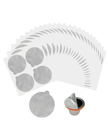 TAPAS ADHESIVAS PARA CÁPSULAS DE CAFÉ...