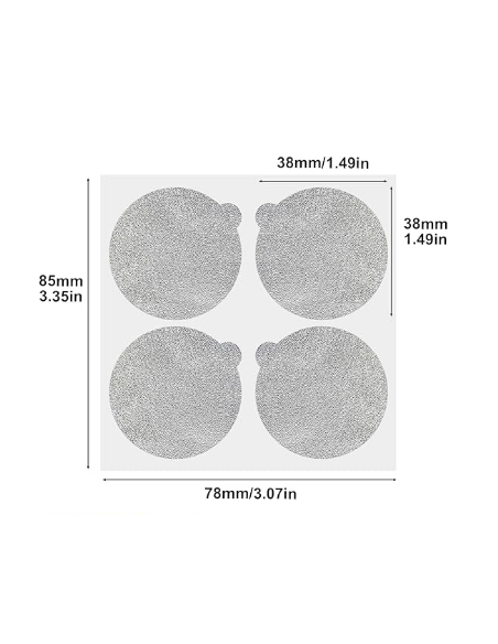 TAPAS ADHESIVAS PARA CÁPSULAS DE CAFÉ CONSCIO 80 UDS