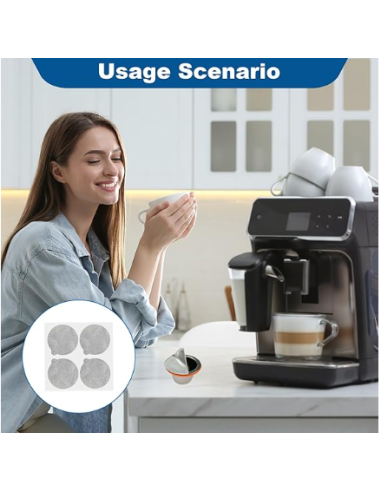 TAPAS ADHESIVAS PARA CÁPSULAS DE CAFÉ...