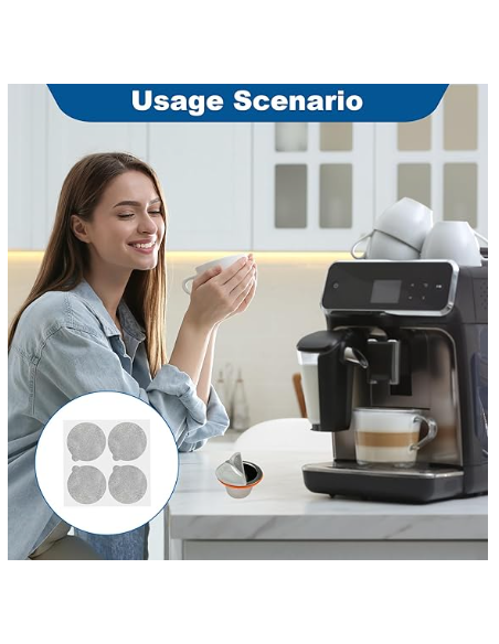 TAPAS ADHESIVAS PARA CÁPSULAS DE CAFÉ CONSCIO 80 UDS