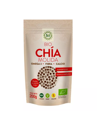 SEMILLA DE CHIA MOLIDA BIO 200 GR SOL NATURAL