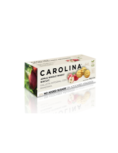 GALLETA INTEGRAL CON MANZANA 0% AZÚCAR 100 GR CAROLINA 2
