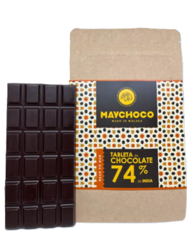 CHOCOLATE 74% INDIA 70 GR MAYCHOCO