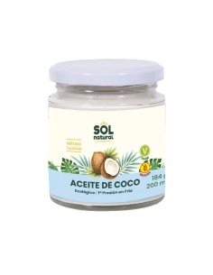 ACEITE DE COCO VIRGEN EXTRA BIO 200 ML SOL NATURAL 2