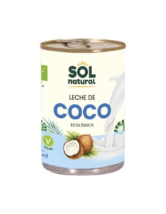 LECHE DE COCO PARA COCINAR LATA BIO 400 ML SOL NATURAL 2