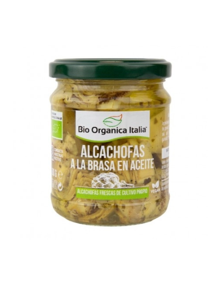 ALCACHOFAS A LA BRASA EN ACEITE BIO 190 GR ORGANICA ITALIA