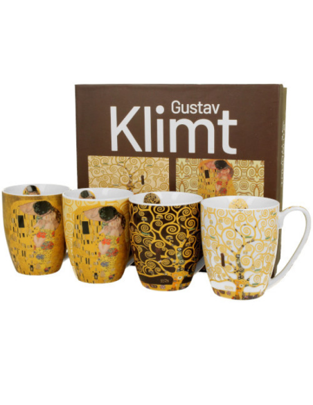 SET 4 TAZAS GUSTAV KLIMT 0.35 ML