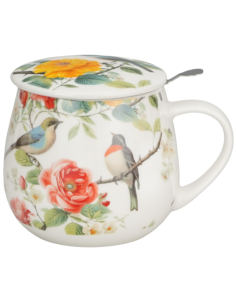 TAZA APRIL PORCELANA 0.4 L FILTRO Y TAPA