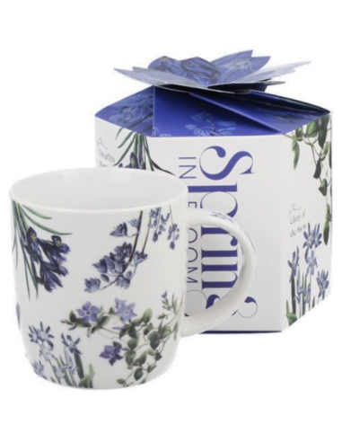 TAZA BLUE FLOWER PORCELANA 0.4L CAJA...