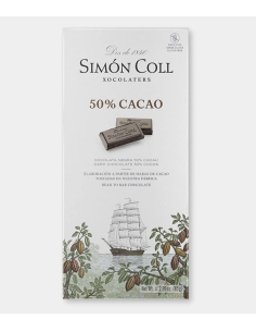 TABLETA CHOCOLATE 50% CACAO 85 GR SIMÓN COLL 2