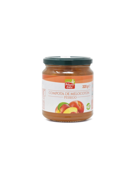 COMPOTA DE MELOCOTÓN BIO 280 GR LA FINESTRA