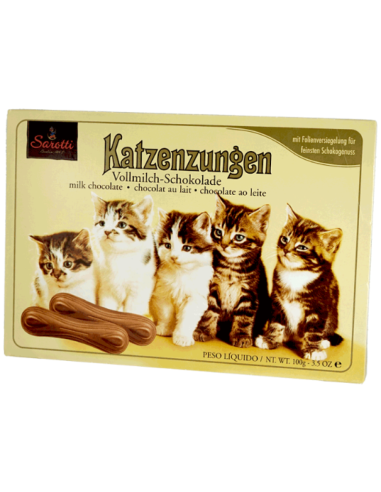 LENGUAS DE GATO CHOCO LECHE 100 GR...